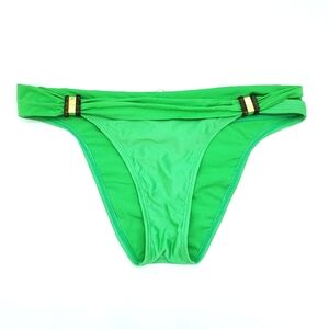 VIX Green Bia Tube Bikini Bottoms Size S Small